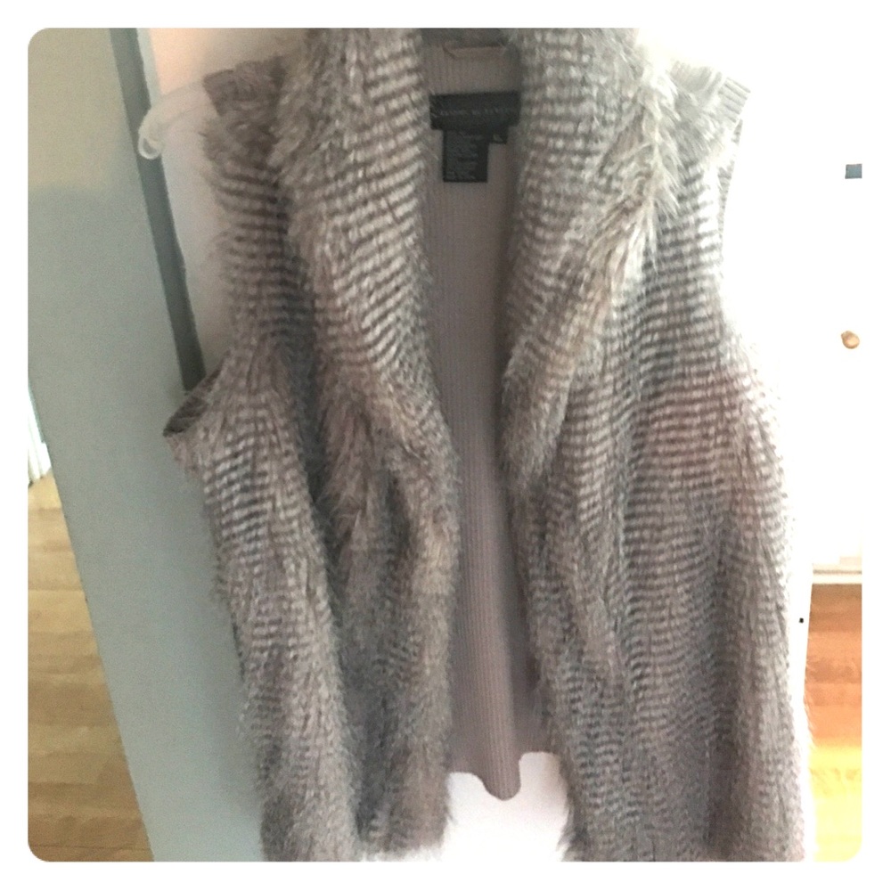 Faux fur vest